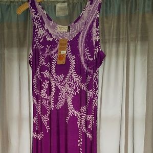 Purple  sun and  fun  dress